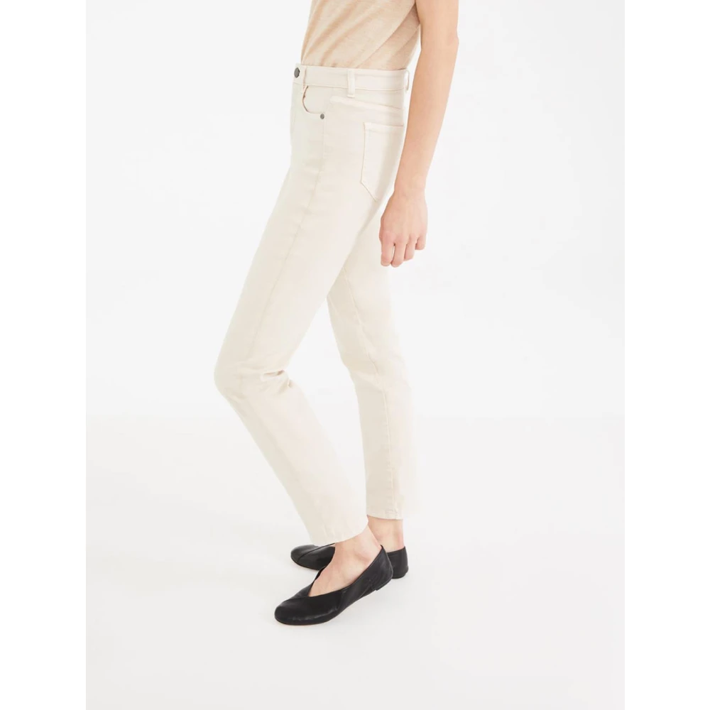 Max Mara Lange Broek Beige Dames