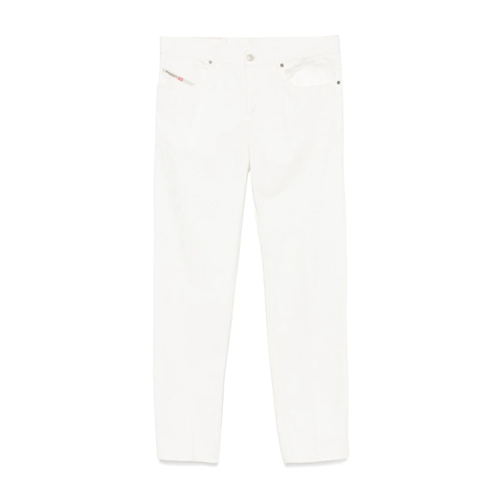 Diesel Crème Broek Modern Elegant Statement White Heren