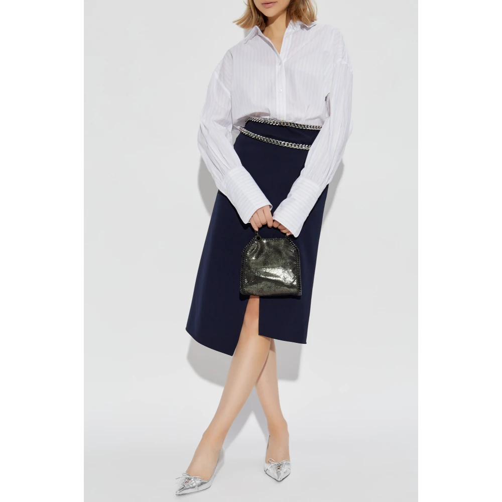 Stella Mccartney Rok met kenmerkende ketting Blue Dames