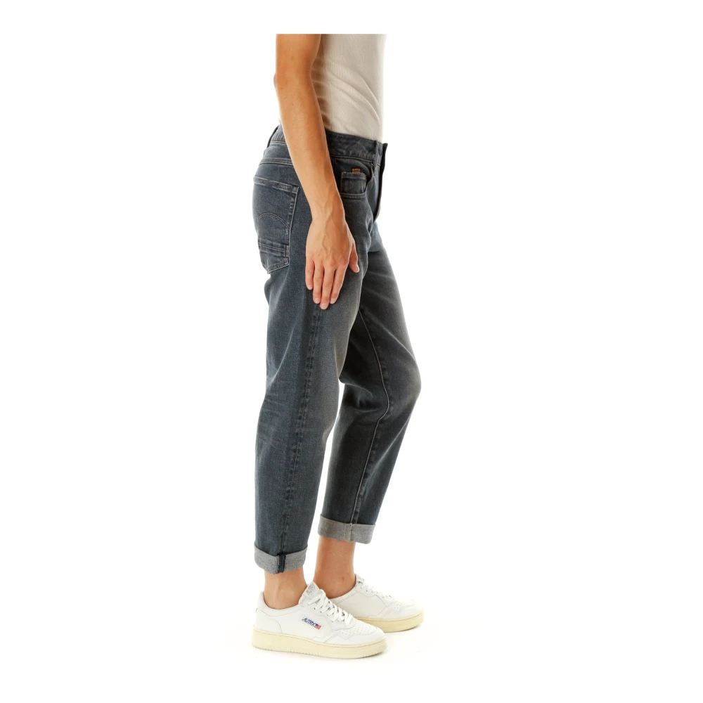 G-Star Mid Waist Boyfriend Fit Jeans Blue Dames