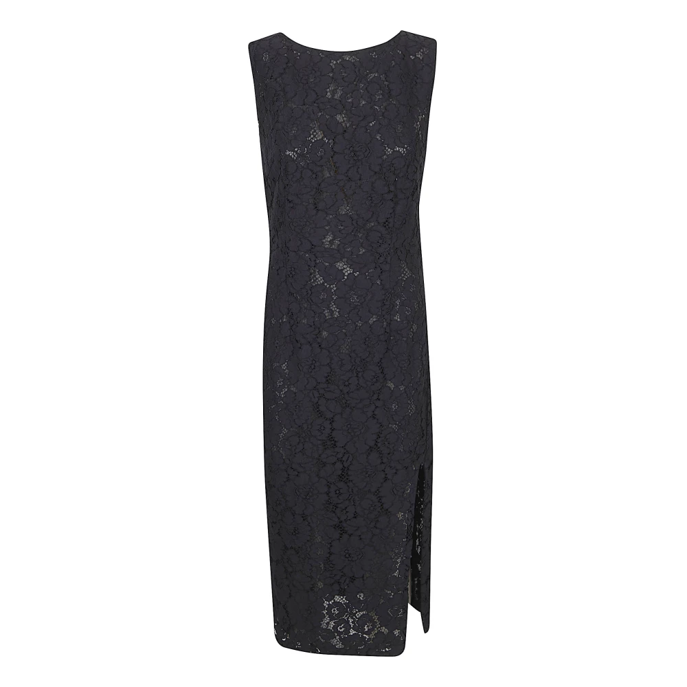 Pinko Women's Black Drupa Abito Pizzo Rebrode