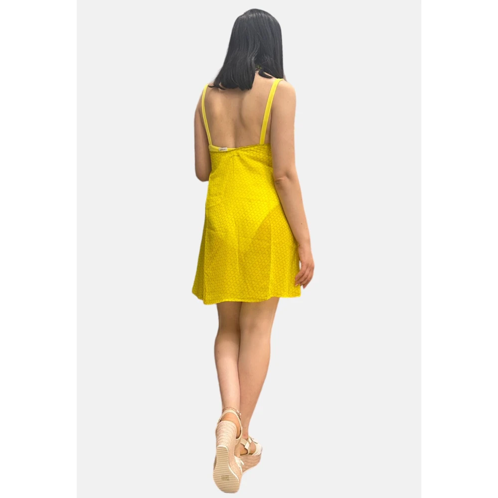 Trussardi Korte Jurk Yellow Dames