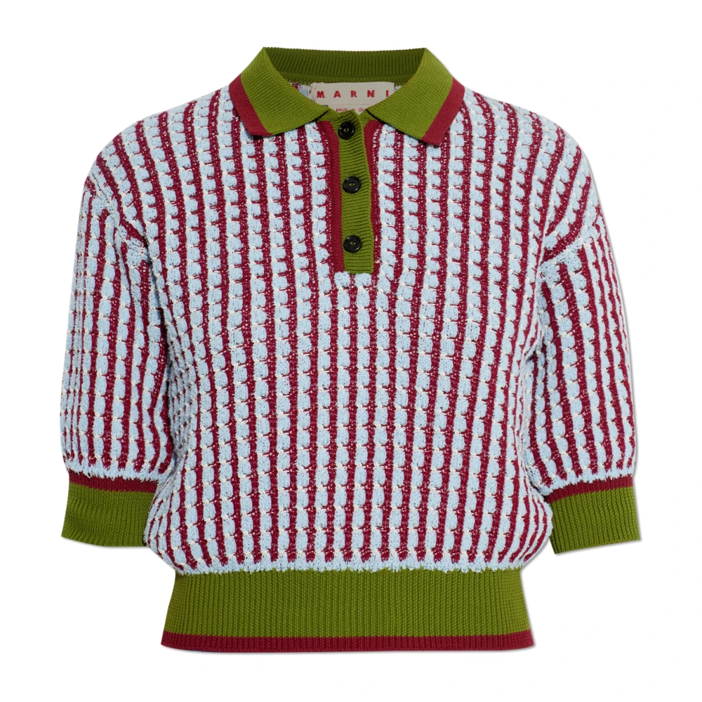 Marni Multicolor Polo Tröja