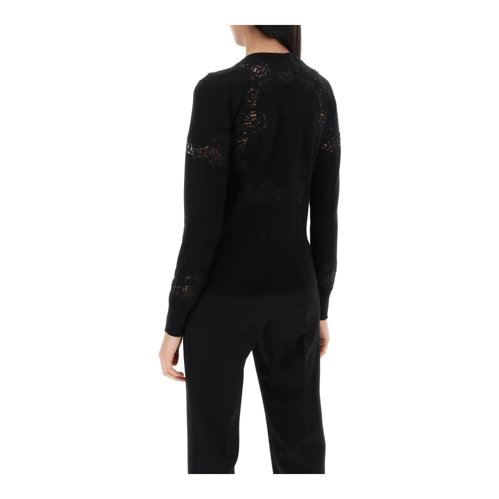 Dolce & Gabbana Kantinzet Kasjmier Zijden Vest Black Dames