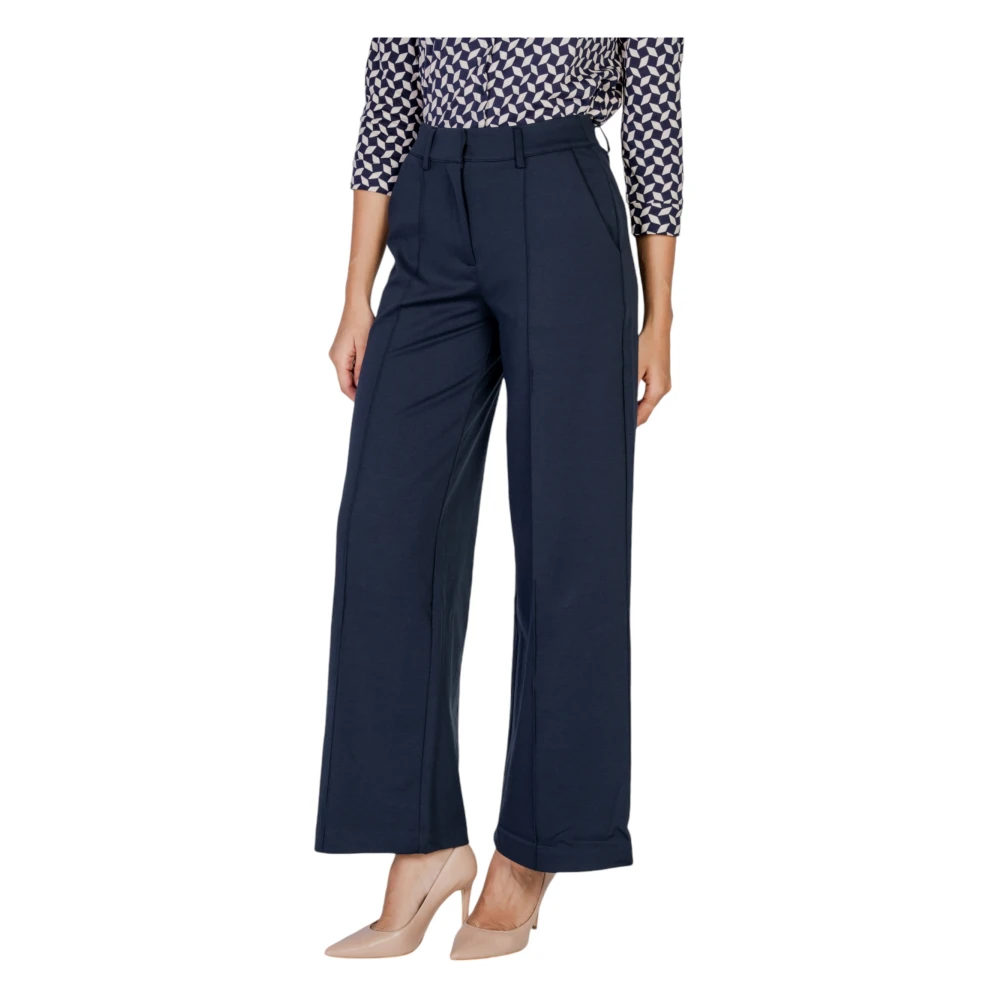 Ichi Herfst Winter Damesbroek Blue Dames