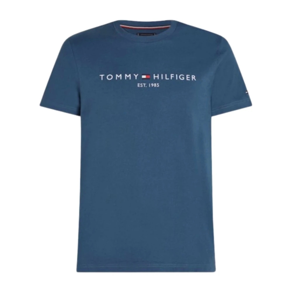 Tommy Hilfiger Heren Logo T-shirt Blue Heren