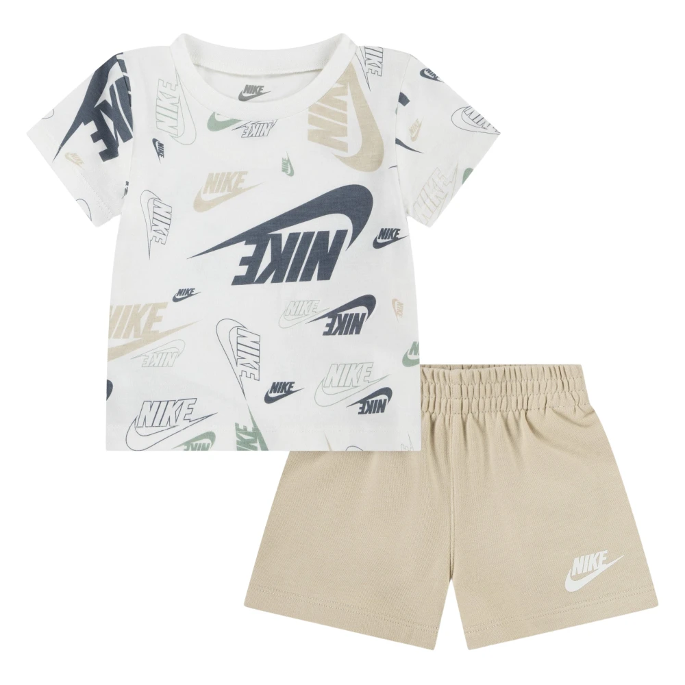 Nike Boys Multicolor Kids Sport Sets, 3 Y, Nsw Aop Light Weight Short Set