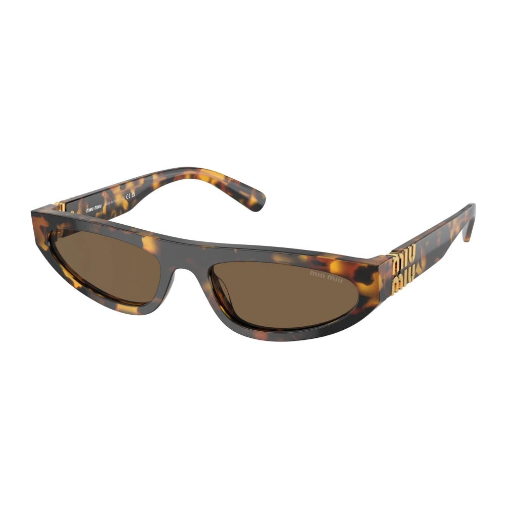 Miu Miu Women's Brown Sunglasses,, Square Sunglasses For Medium