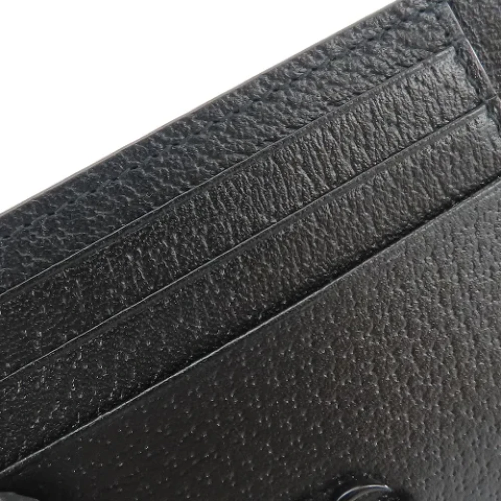 Gucci Vintage Pre-owned Leather wallets Black Dames