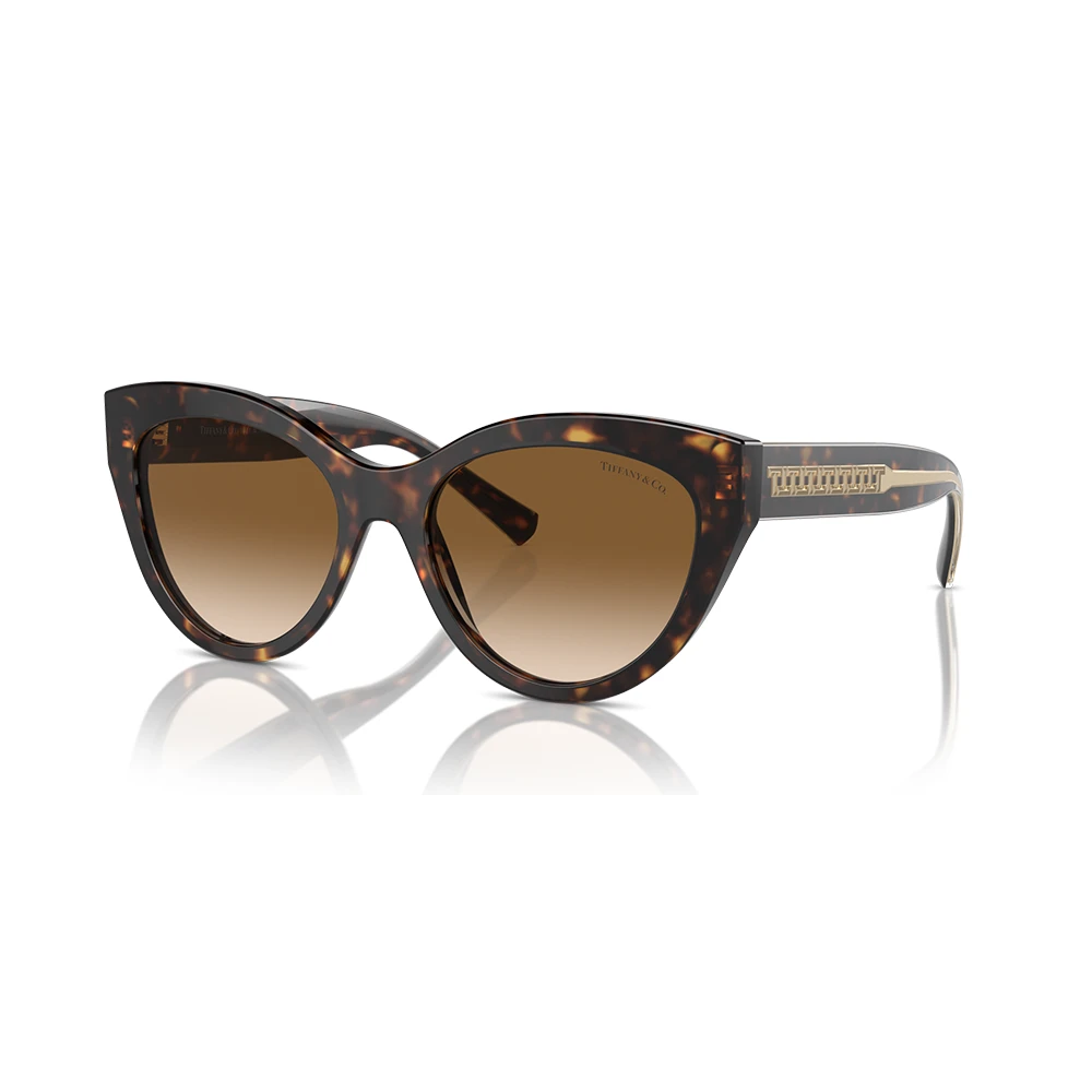 Tiffany Women's Brown Sunglasses, 54 Mm, Stylish Sunglasses In Havana/ Shaded