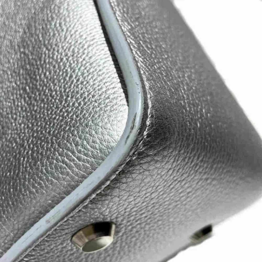 Balenciaga Vintage Pre-owned Leather balenciaga-bags Gray Dames