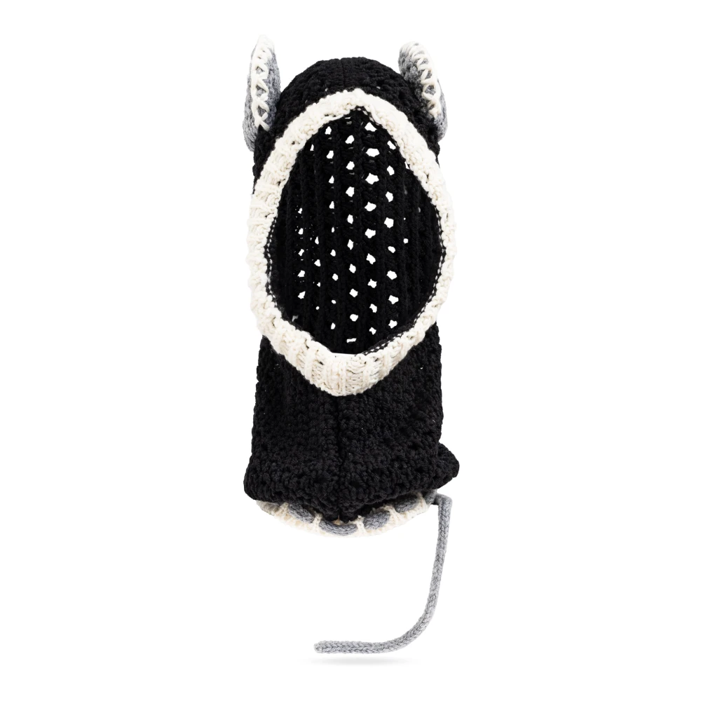 Marni Gebreide capuchon Black Dames