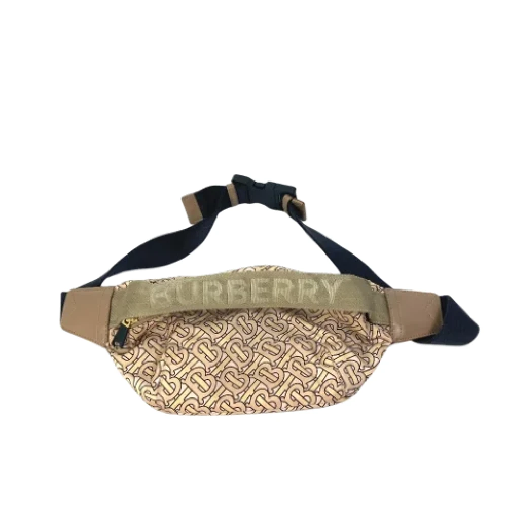 Burberry Vintage Pre-owned Fabric crossbody-bags Beige Heren