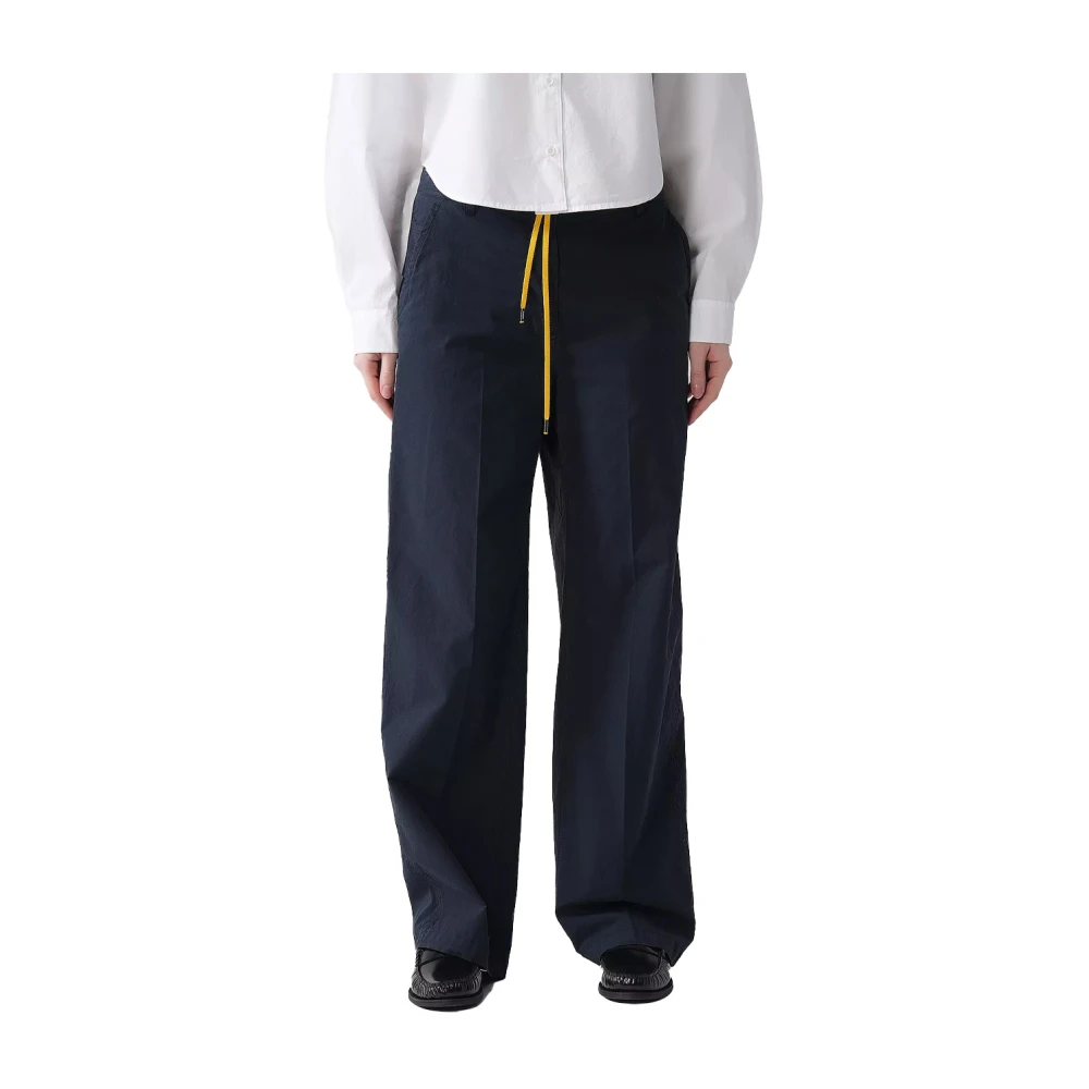Aspesi Rechte Broek Blue Dames