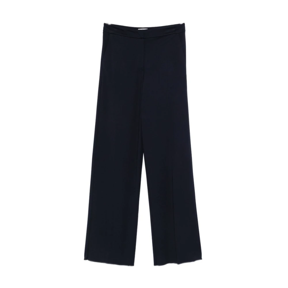 Marella Women's Blue Wide Trousers, L, Wide Trousers