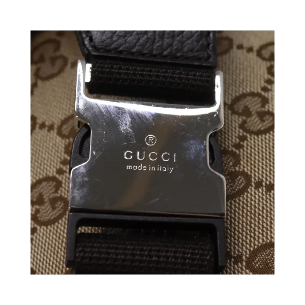 Gucci Vintage Pre-owned Canvas gucci-bags Beige Dames