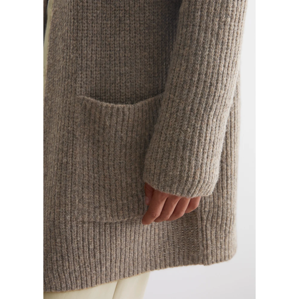 Marc O'Polo Open-front cardigan relaxed Brown Dames