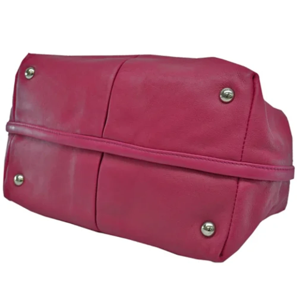 Salvatore Ferragamo Pre-owned Fabric handbags Pink Dames