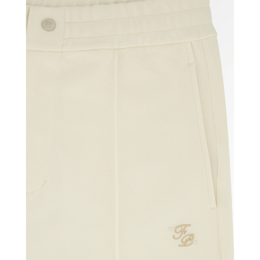 Filling Pieces Coach Pants Antique White Dames