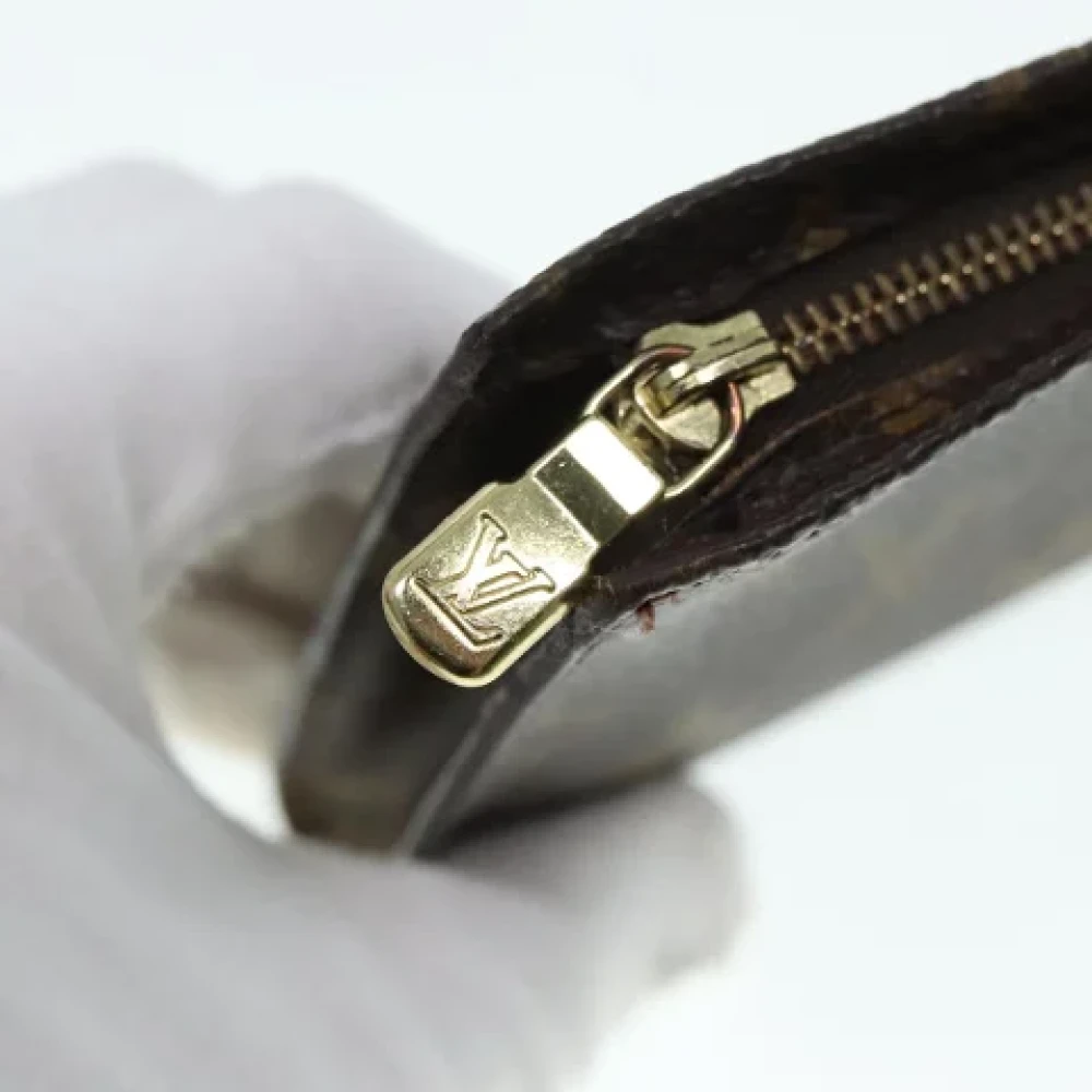 Louis Vuitton Vintage Pre-owned Canvas clutches Brown Dames