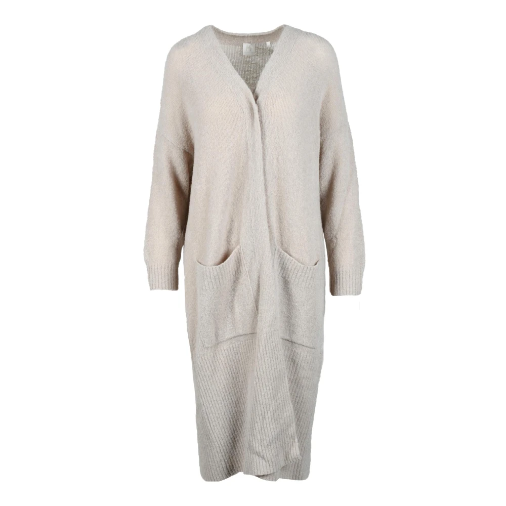 Marella Monochrome Vest met Wolmix Beige Dames