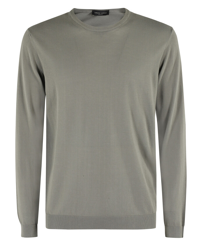 pull-en-coton-vert-militaire