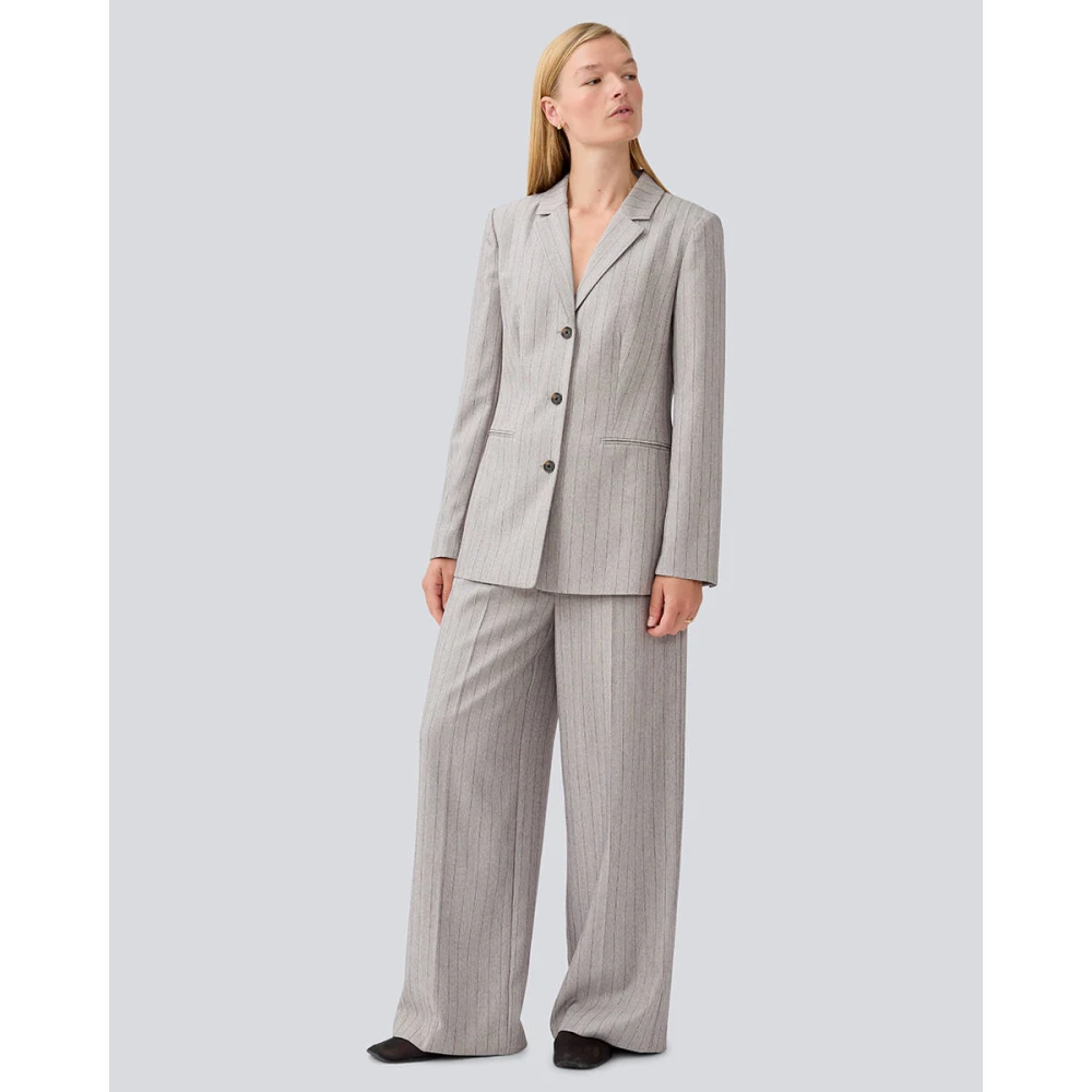 Modström MeridaMD Broek in Trendy Stijl Gray Dames