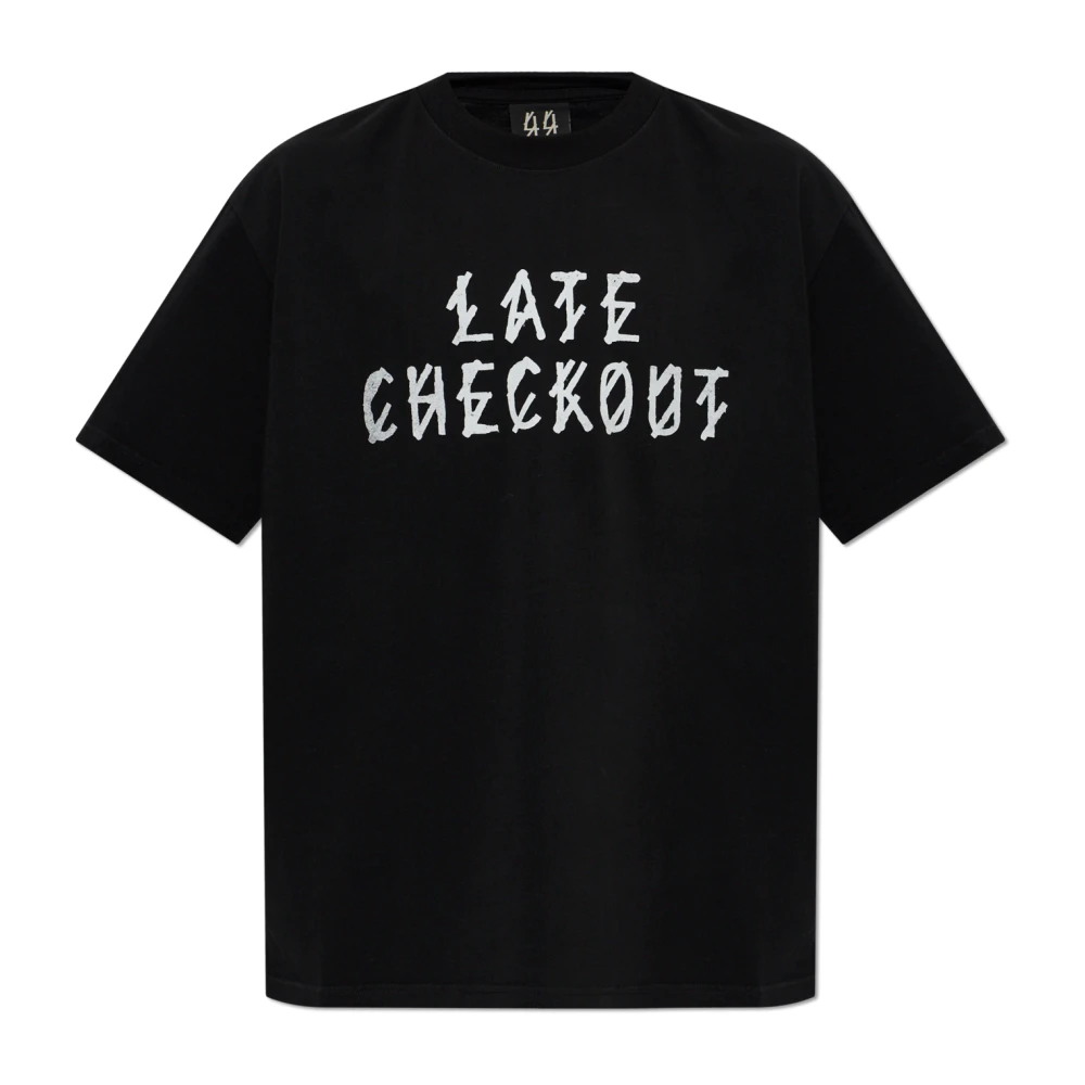 44 Label Group Uomo Nero Do Not Disturb T-Shirt - Immagine 4