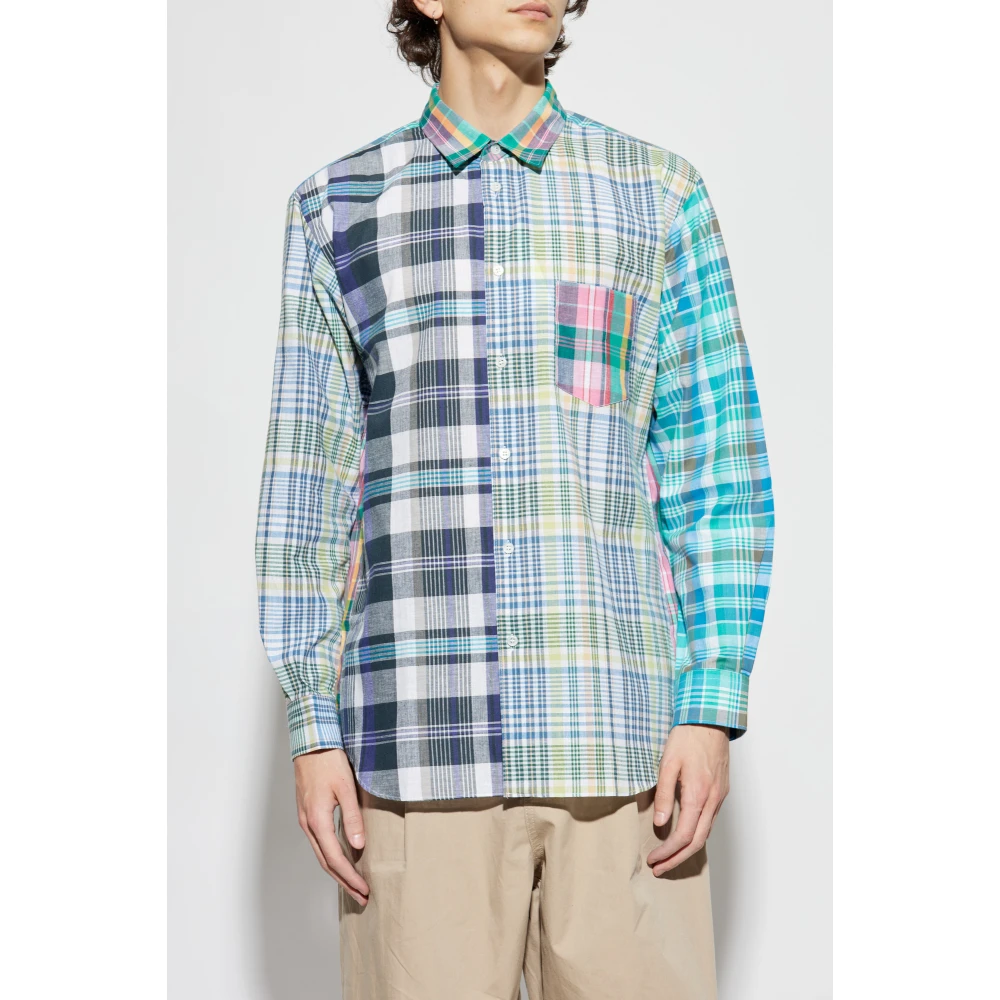 Comme des Garçons Geruit patroon overhemd Multicolor Heren