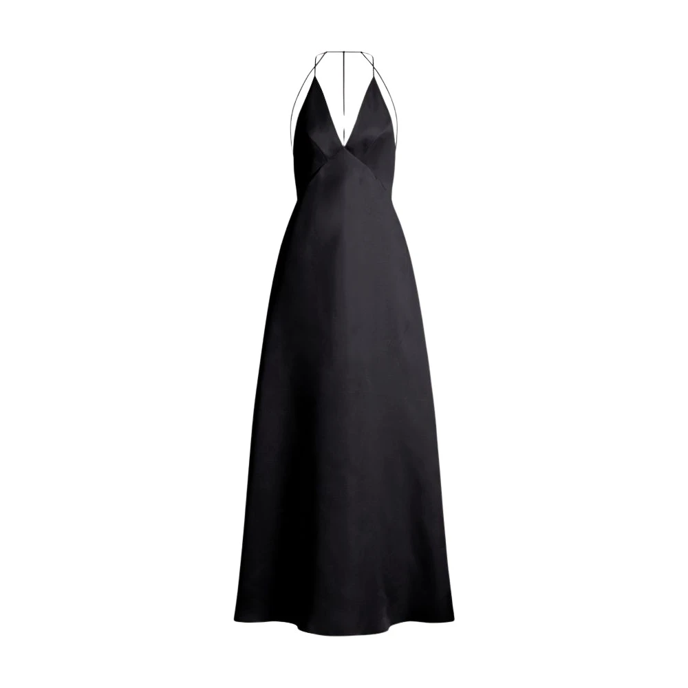 Alberta Ferretti Black Gowns, Female, M, Triple Organza Gown
