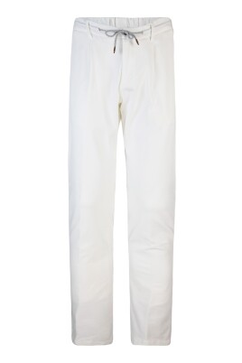 pantalon-blanc-en-melange-de-coton-stretch