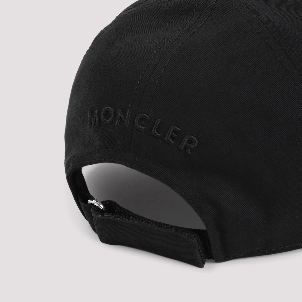 Moncler Zwarte Hoed Accessoires voor Mannen Black Heren
