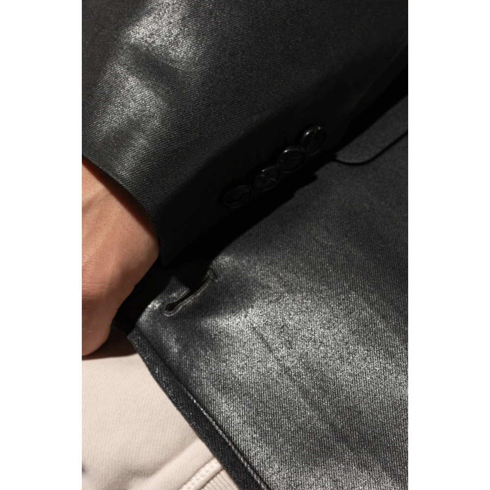 Diesel Blazer met open revers J-Phonix-Denim Black Heren