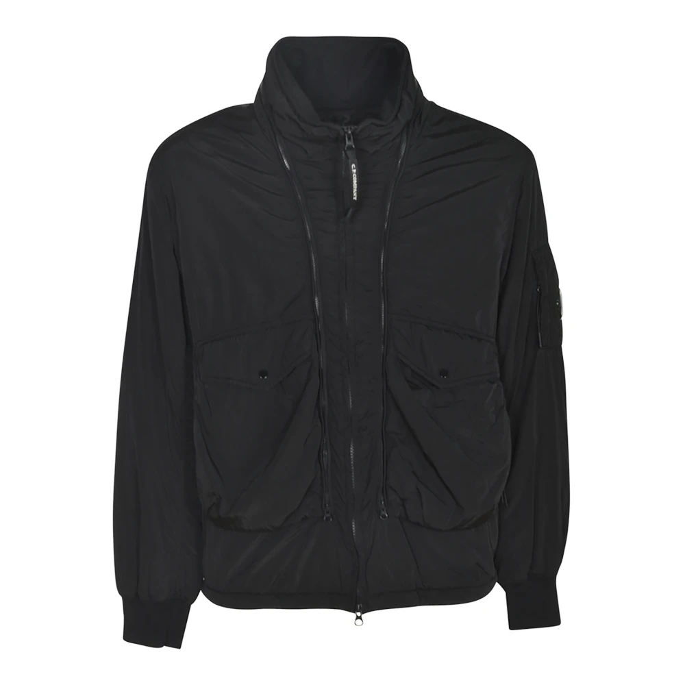 C.P. Company Zwarte Jassen voor Mannen Black Heren