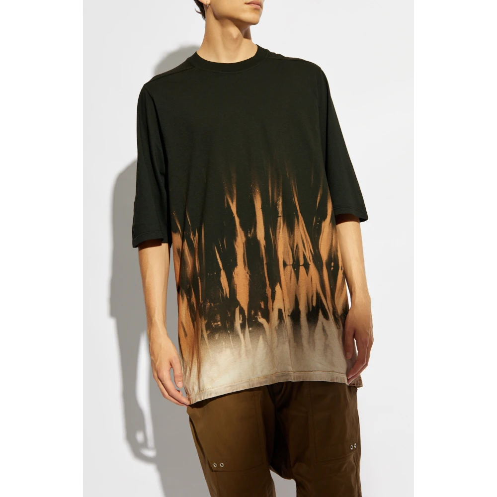 Rick Owens T-shirt Jumbo Black Heren