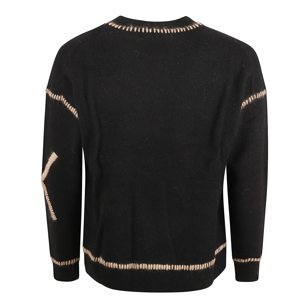 Ballantyne Zwarte Trui Pullover Black Heren