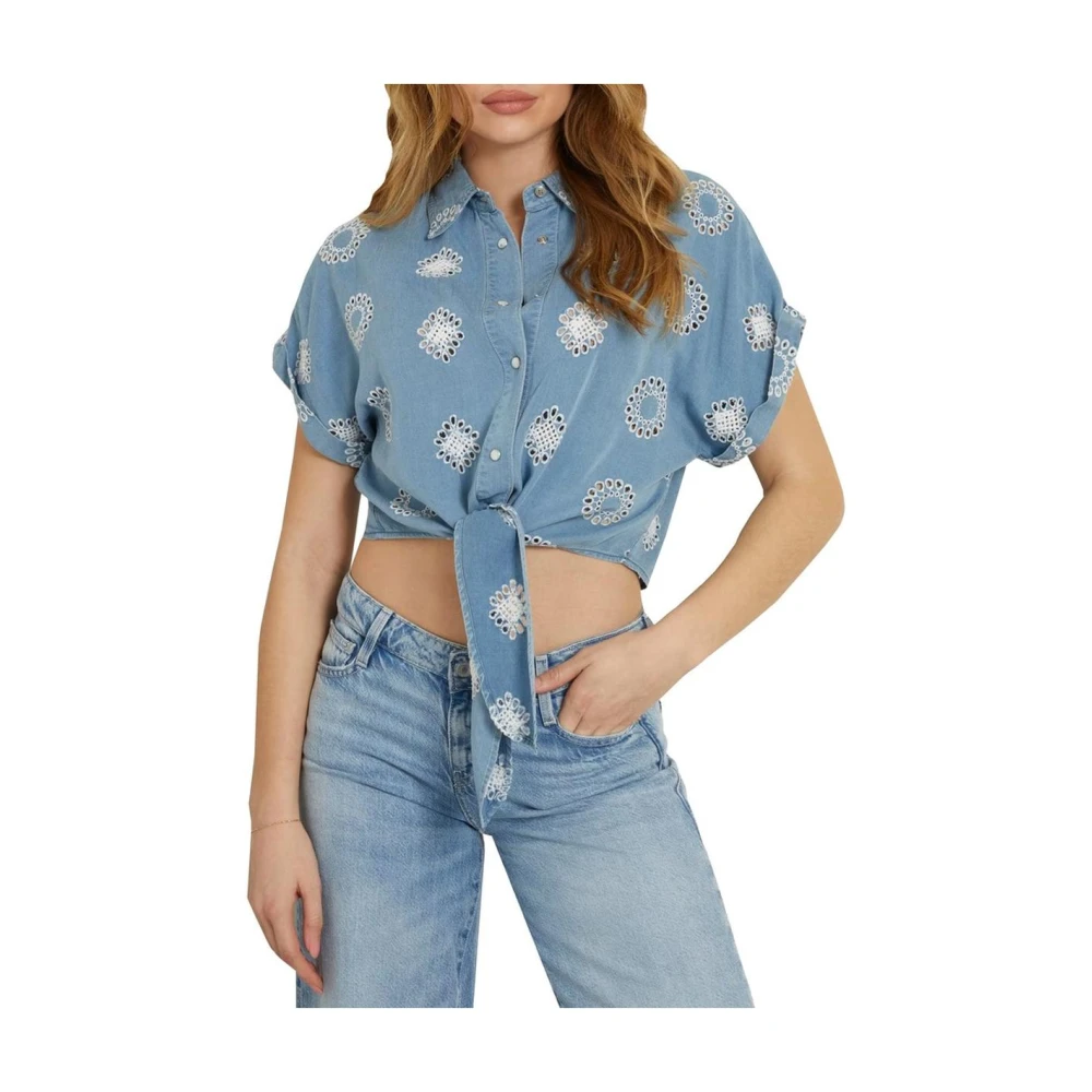 Blouses & Shirts > Denim Shirts - - Guess - Modalova