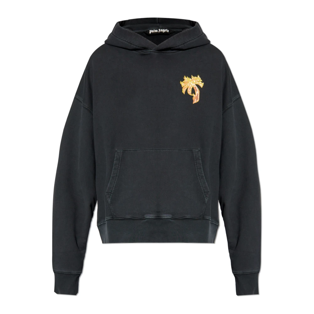 Palm Angels Hoodie Black Heren