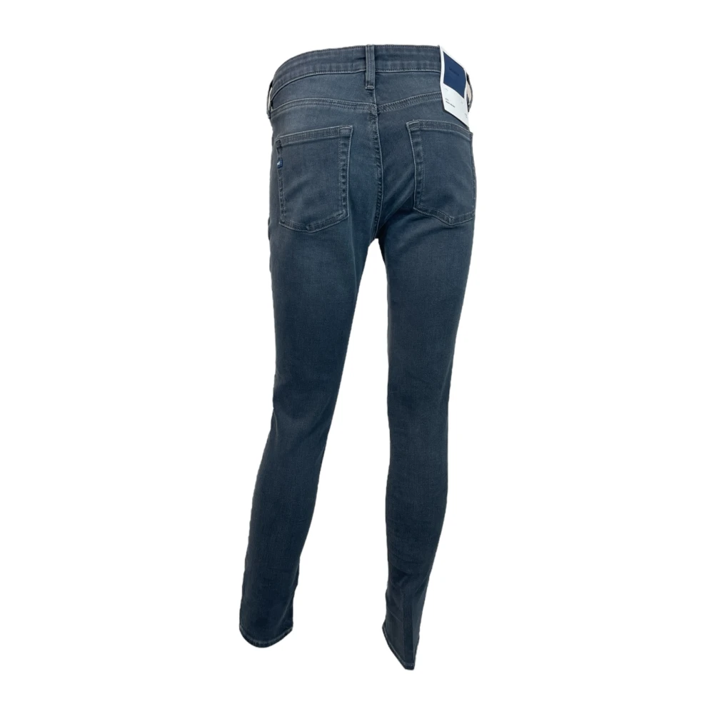 Denham Skinny Mid-Rise Stretch Jeans Donkerblauw Blue Dames