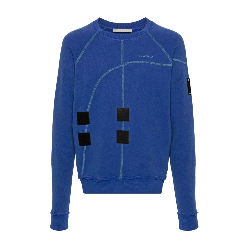 A-Cold-Wall Intersect Seam Detail Sweatshirt Blue Heren