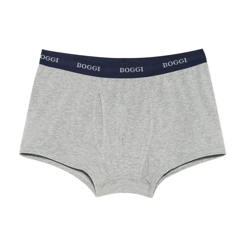 Boggi Milano Hombre Gris - Bóxers De Algodón Jersey Elástico - Underwear - S - Bóxers De Algodón Jersey Elástico