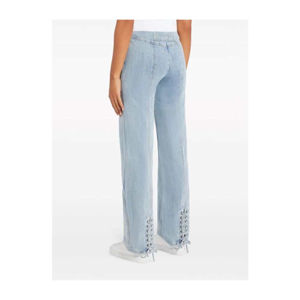 Rotate Birger Christensen Straight Jeans Blue Dames