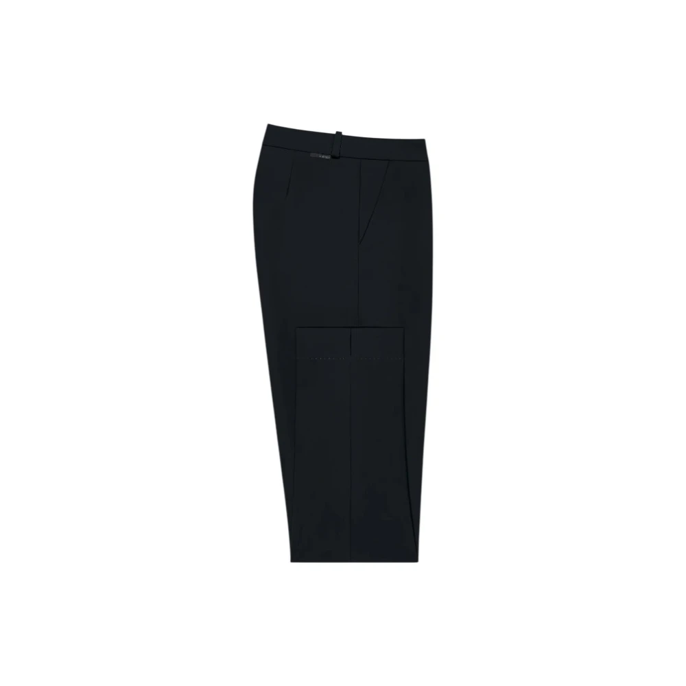 Rrd Women's Blue Slim-Fit Trousers, M, Slim-Fit Trousers