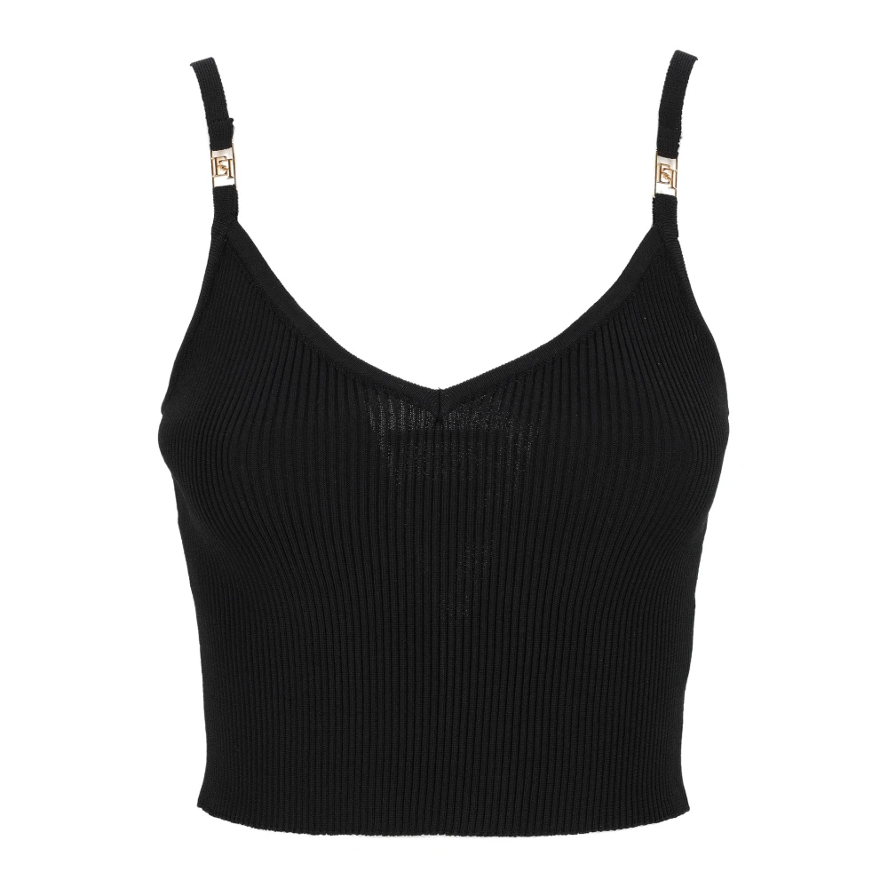 Tops > Sleeveless Tops - - Elisabetta Franchi - Modalova
