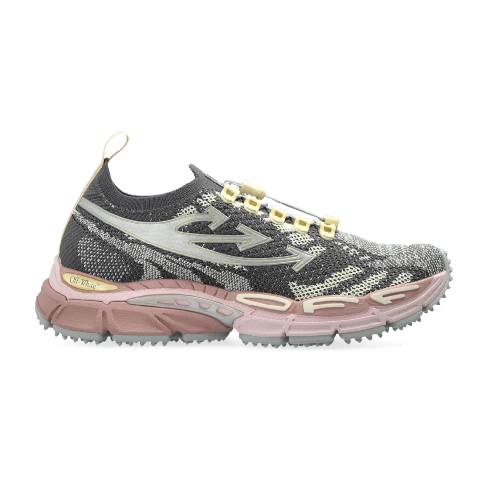 Off Be Right Back Knit Sneakers Dames Schoenen Grijs