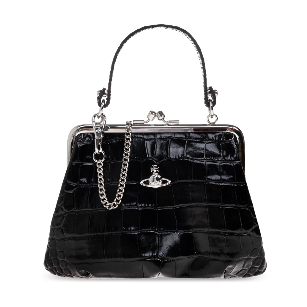 Vivienne Westwood Women's Black Granny Frame Handbag