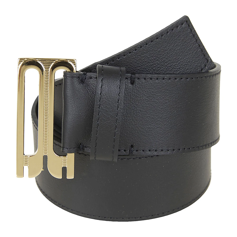 Victoria Beckham Women's Black Belts, 90 Cm, Calf Leather Belt