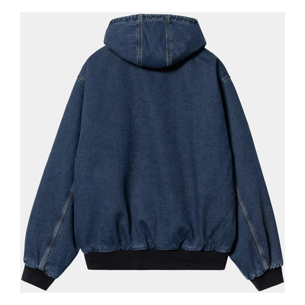 Carhartt WIP Originele Loose Fit Denim Jack Blauw Blue Heren