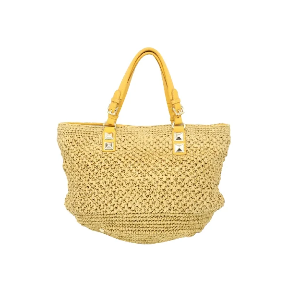 Michael Kors Pre-owned Fabric handbags Yellow Dames