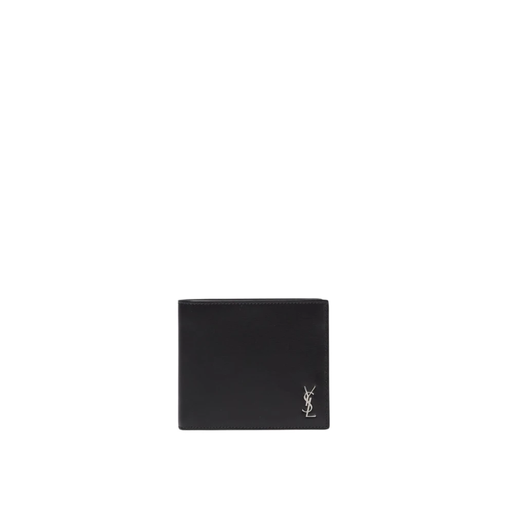 Saint Laurent Men's Black Classic Leather Bifold Wallet